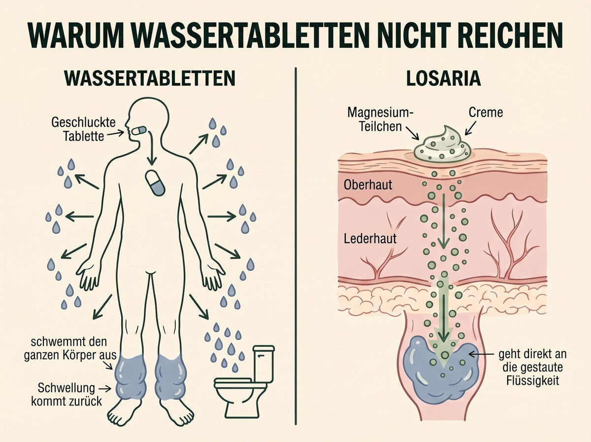 los beinepdp wassertabletten