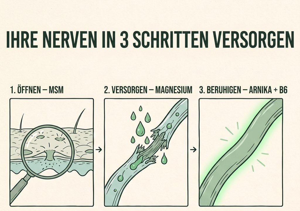 los neuropdp 3 schritte