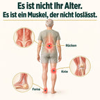 Es ist nicht Ihr Alter – es ist ein Muskel, der nicht loslässt: Rücken, Knie, Ferse