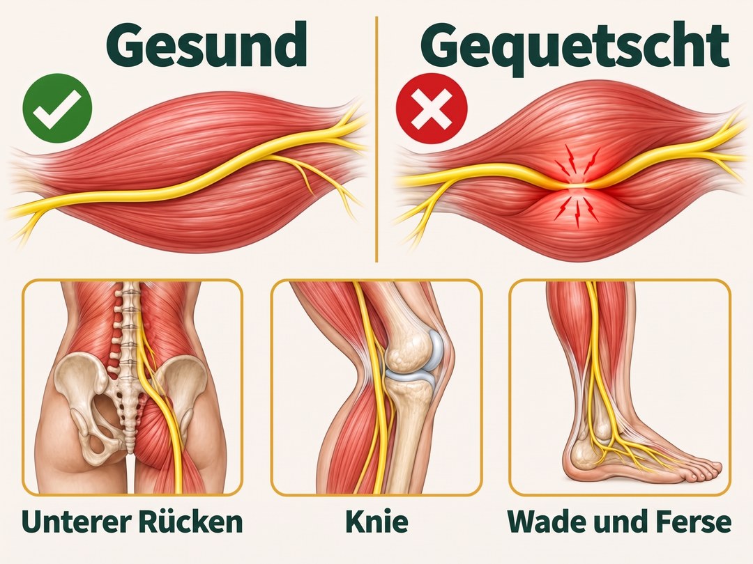 los relief muskel gequetscht
